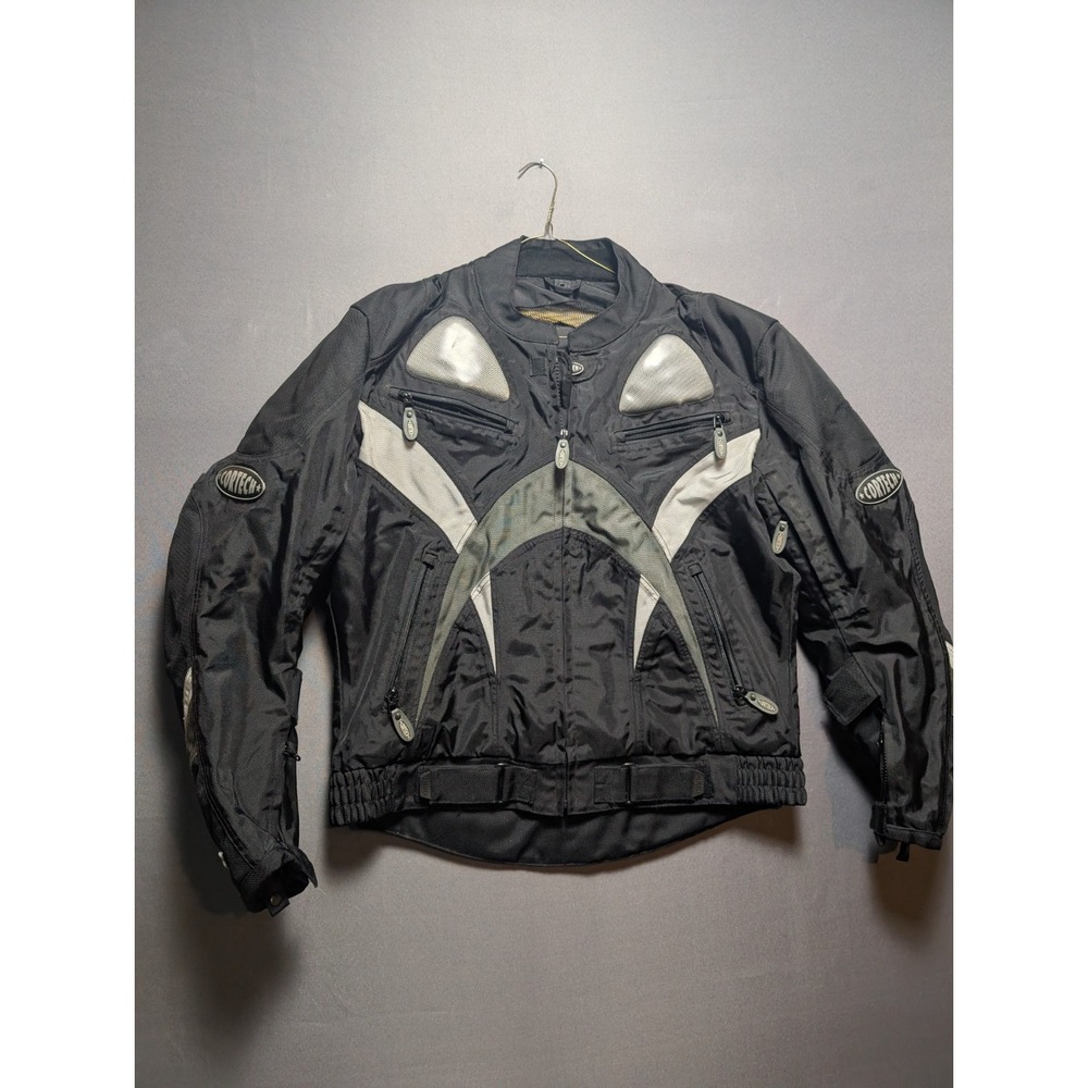 Cortech By Tour Master GX Air Motorcycle Jacket Mens Large Black Riding Armored